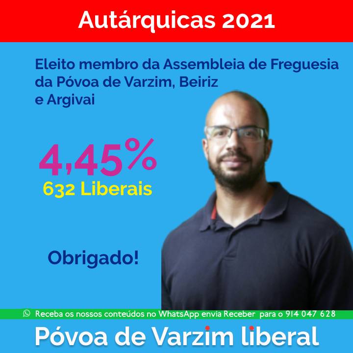 Filipe Silva eleito deputado na Assembleia da União de Freguesias da Póvoa de Varzim, Beiriz e Argivai